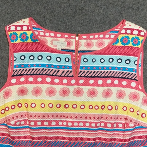 Talbot's patterned Spring dress - Picture 2 of 5